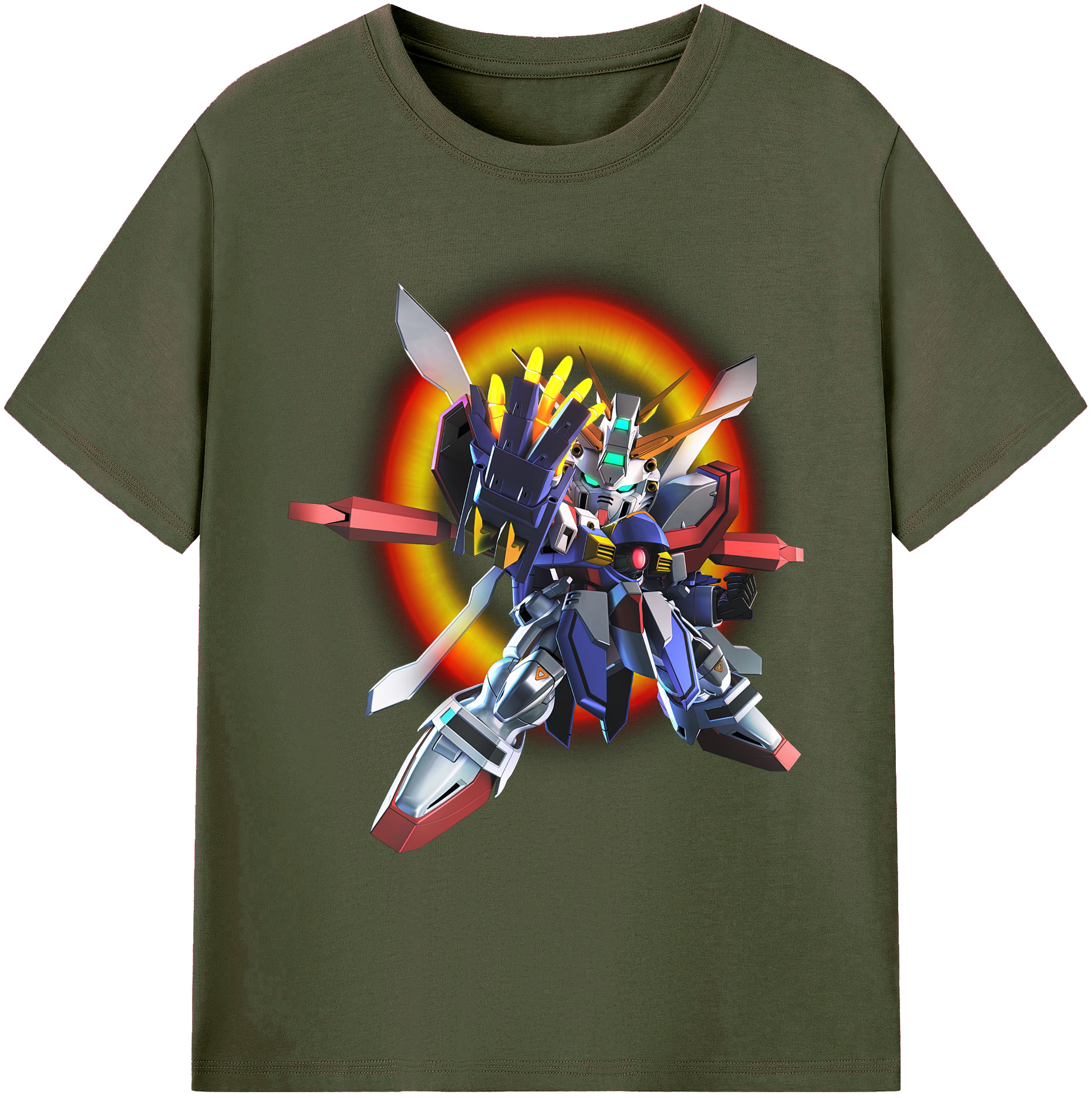 （画像用） 機動戦士ガンダム Mobile Suit Gundam 綿100％ メンズ半袖Tシャツ｜肌触りやわらか＆通気性